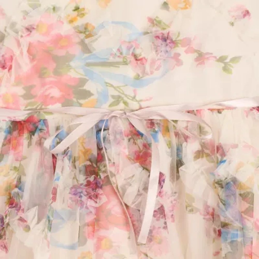 Rare Editions Big Kid Girls Sleeveless Flower Girl Fit + Flare Dress