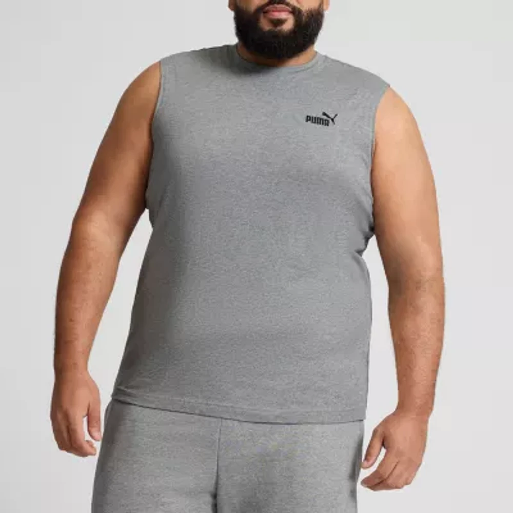 PUMA Big and Tall Mens Crew Neck Sleeveless Tank Top