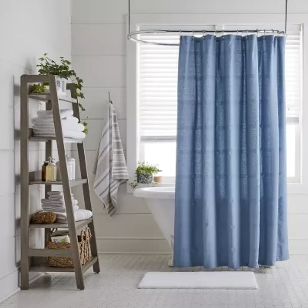 Linden Street Waffle Shower Curtain