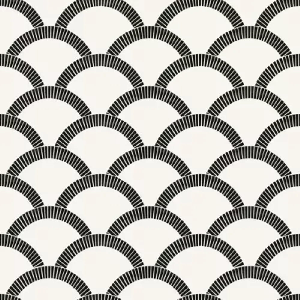 Tempaper Mosaic Scallop Peel & Stick Wallpaper