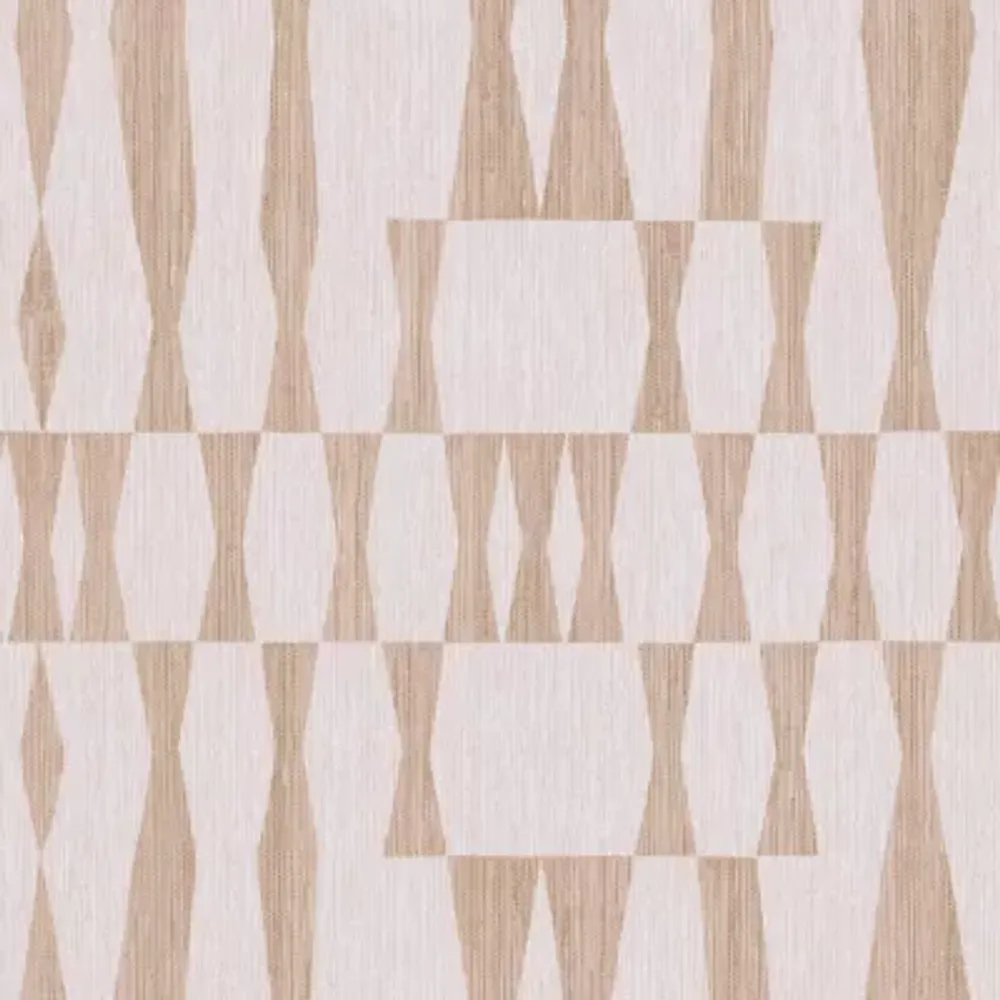 Tempaper Grass Geo Jute Peel & Stick Wallpaper