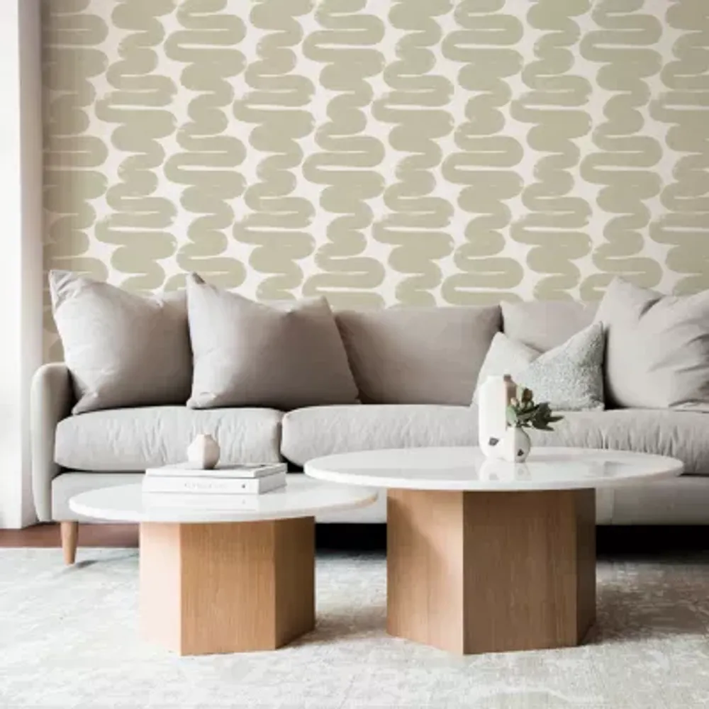 Tempaper Wiggle Room Peel & Stick Wallpaper
