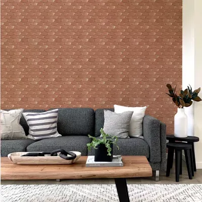 Tempaper Brass Peel & Stick Wallpaper
