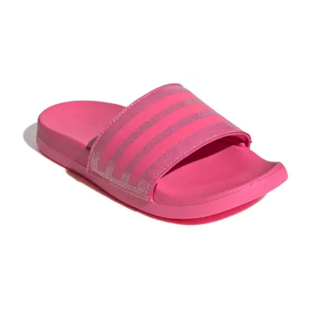 adidas Little & Big Kid Girls Adilette Comfort Slide Sandals