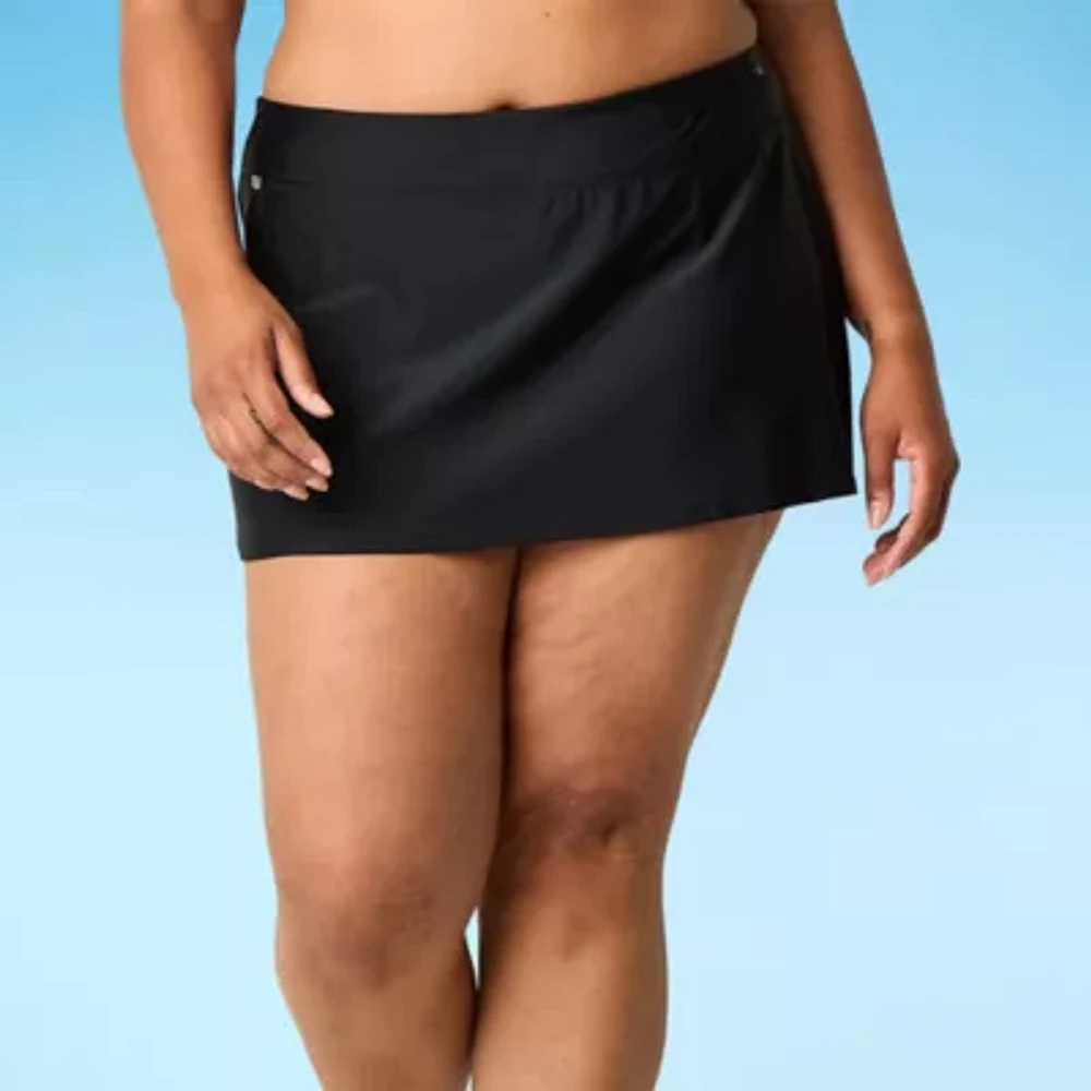 ZeroXposur Comfort Waistband Swim Skirt Plus