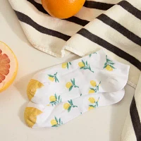 Gold Toe Lemon Womens Multi-Pack 6 Pair Liner Socks