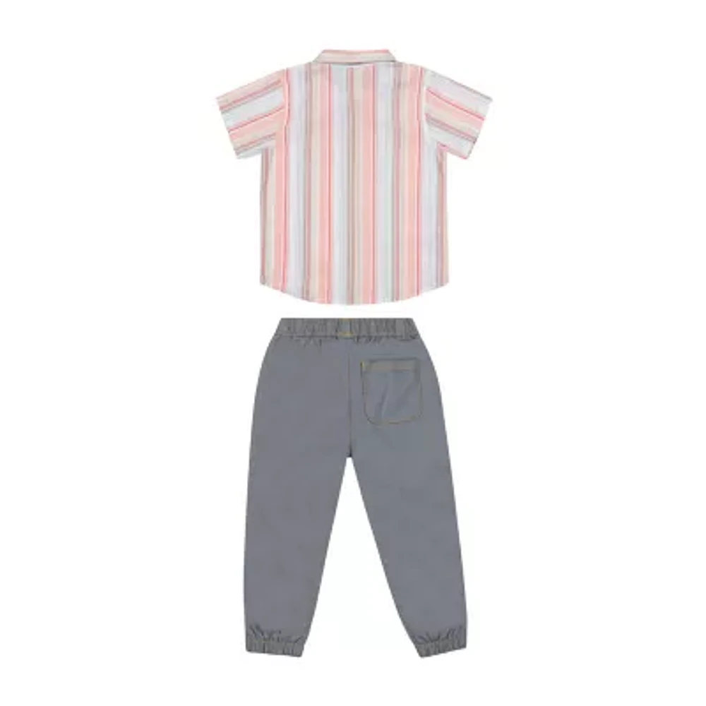 Little Lad Toddler Boys 2-pc. Pant Set