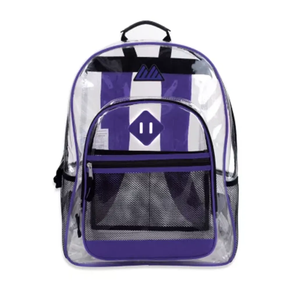 Summit Ridge Delux Clear Backpack With Mesh