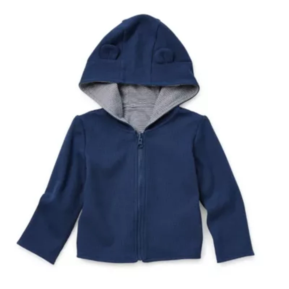 Okie Dokie Baby Boys Hooded Lightweight Puffer Jacket
