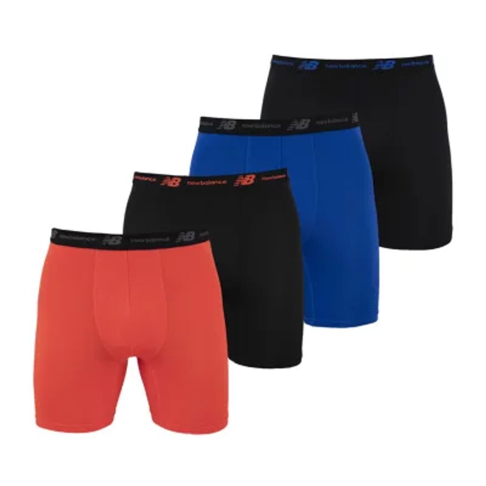 New Balance Mens 4 Pack Boxer Briefs Nb3015-4