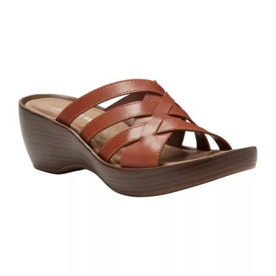 Eastland Womens Poppy Wedge Sandals