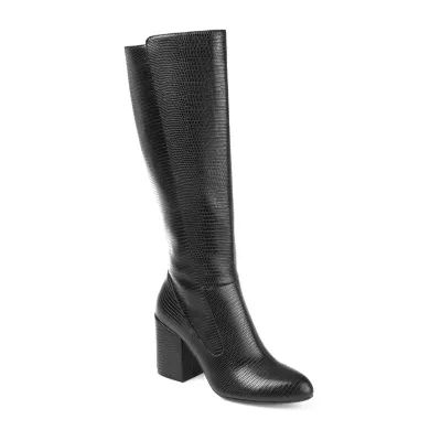 Journee Collection Womens Tavia Block Heel Dress Boots