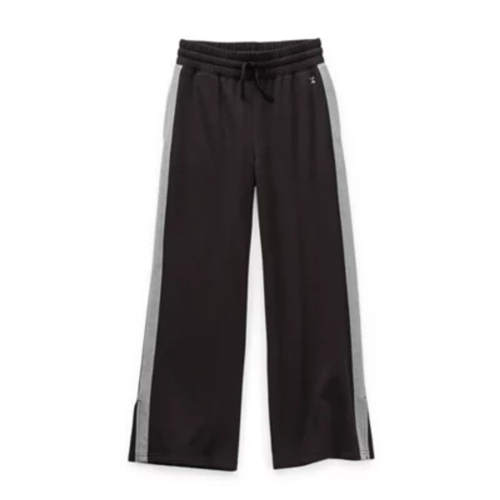 Xersion Super Soft Little & Big Kid Girls Wide Leg Regular Fit Sweatpant
