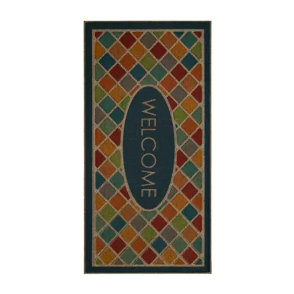 Mohawk Home Ornamental Crosshatch Polyester 24"X48" Doormat