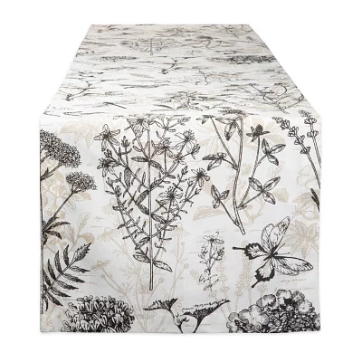 Design Imports Botanical Table Runner
