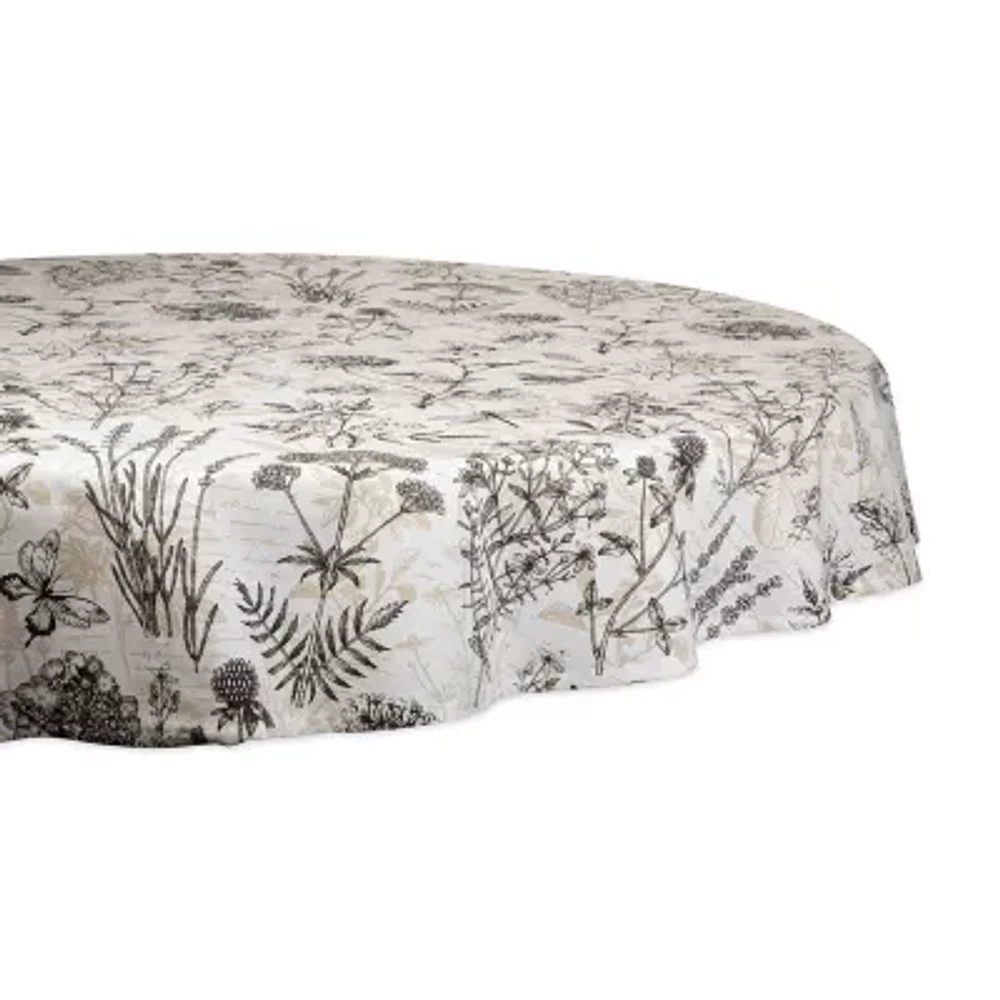 Design Imports Botanical Tablecloth