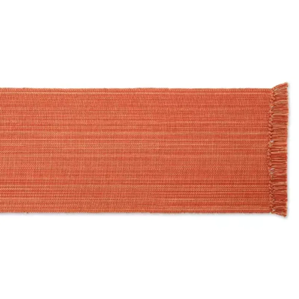 Design Imports Variegated Fringe Table Runner