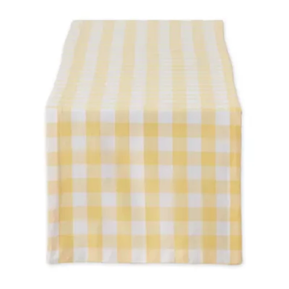 Design Imports Checkered Tabletop Table Runner