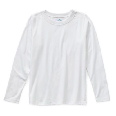 Thereabouts Little & Big Kid Boys Easy-on + Easy-off Sensory Friendly Crew Neck Long Sleeve Adaptive T-Shirt