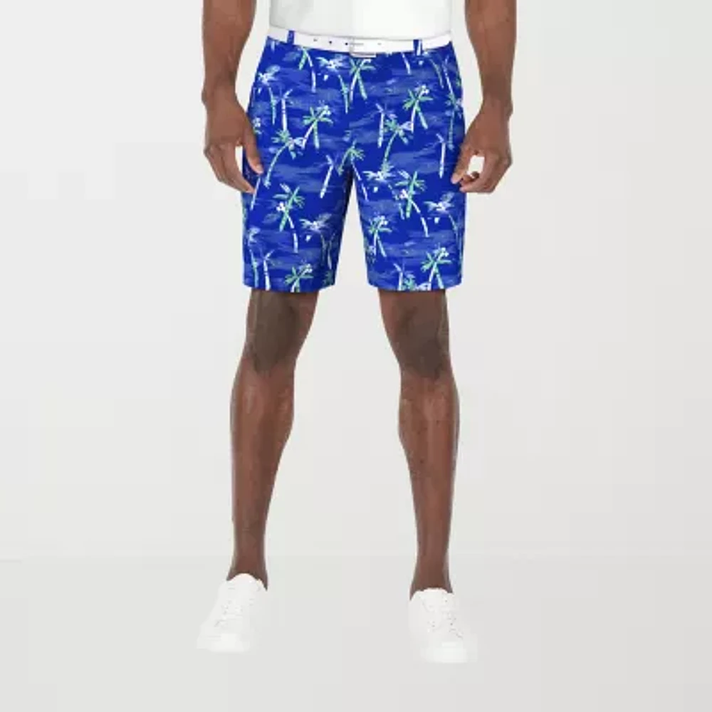 PGA TOUR Mens 8" Mid Rise Moisture Wicking Golf Short