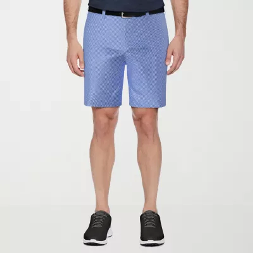 PGA TOUR Mens 8" Mid Rise Moisture Wicking Golf Short