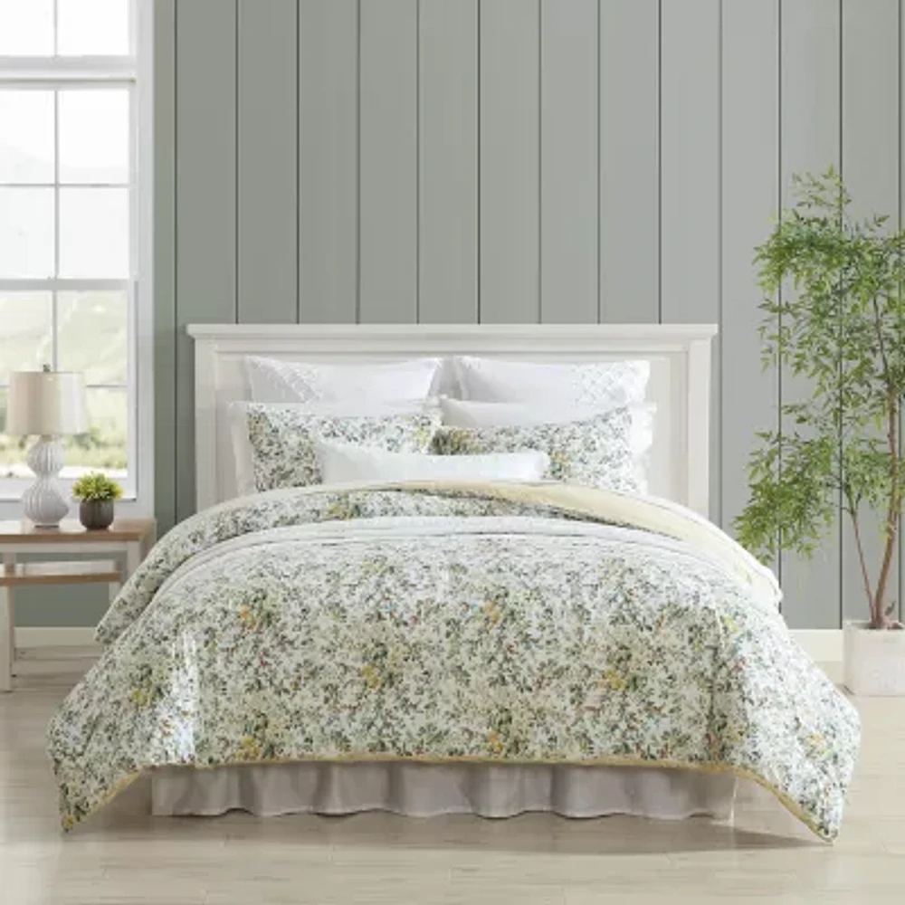 Laura Ashley Country Meadow Midweight Comforter Set
