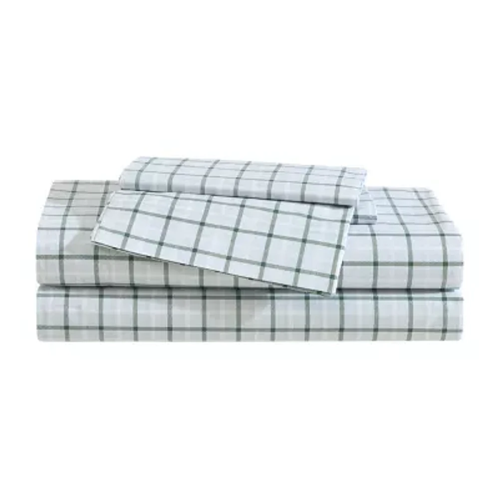 Eddie Bauer Tattersall Plaid Sheet Set
