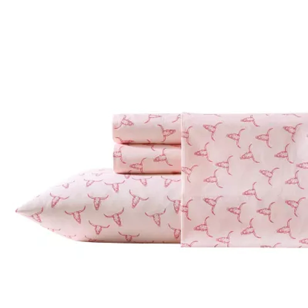 Wrangler Steer Skulls Sheet Set