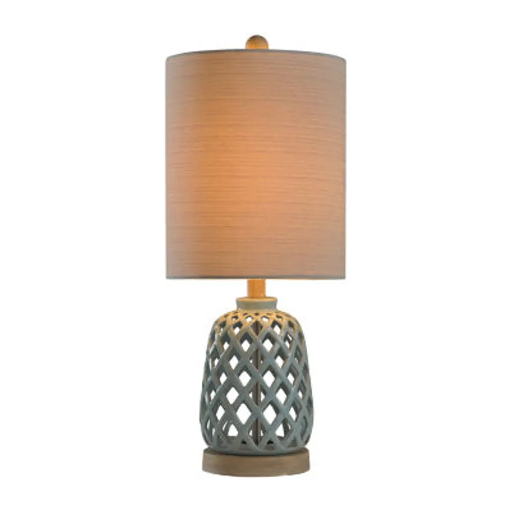 Stylecraft 10 W Blue Ceramic Table Lamp