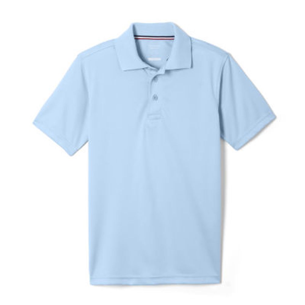 French Toast Little & Big Kid Boys Short Sleeve Regular Fit Moisture Wicking Polo Shirt