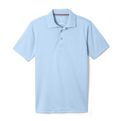 French Toast Little & Big Kid Boys Short Sleeve Regular Fit Moisture Wicking Polo Shirt