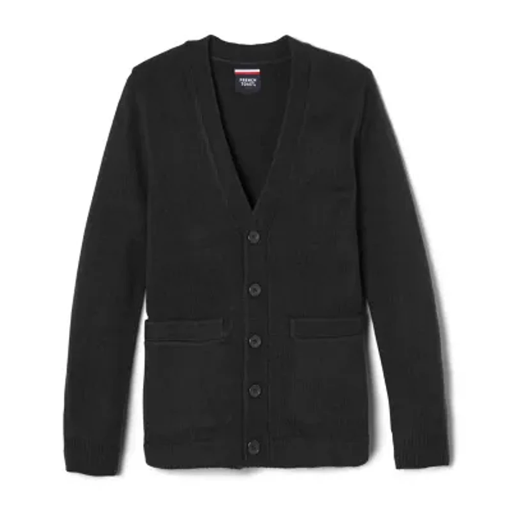 French Toast Toddler Boys V Neck Long Sleeve Button Cardigan