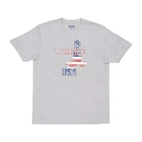 Smiths Workwear Patriotic Mens Crew Neck Short Sleeve Regular Fit Graphic T-Shirt