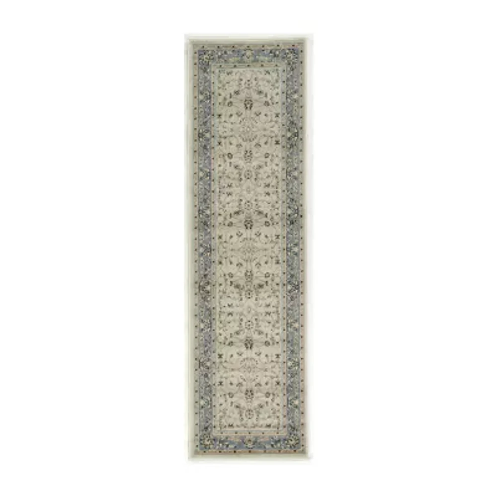 Alba Motiff Traditional Oriental Indoor Rectangular Runner