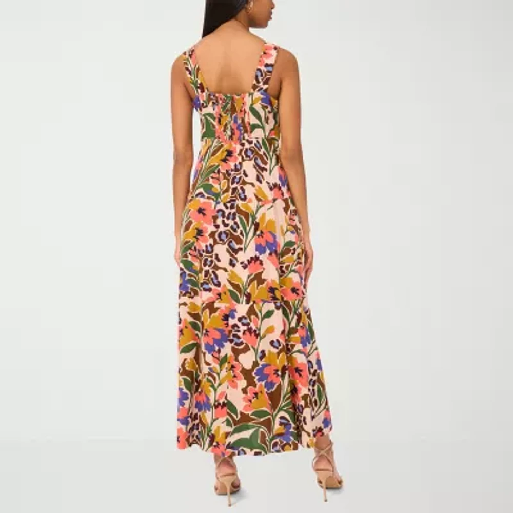 Sam And Jess Womens Sleeveless Floral Maxi Dress