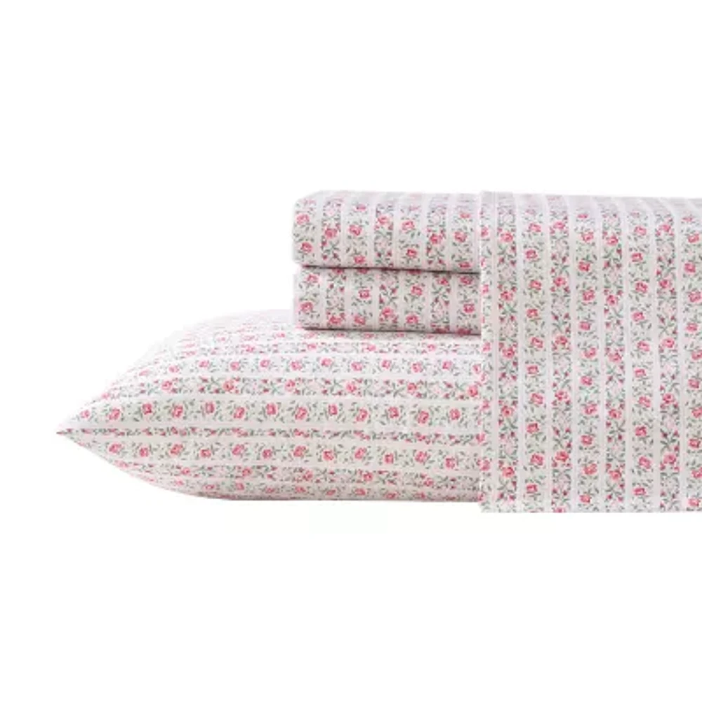 Laura Ashley Marta Stripe 300tc Sheet Set