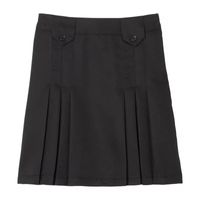 French Toast Front-Pleated Tab Skirt Little & Big Kid Girls Pleated