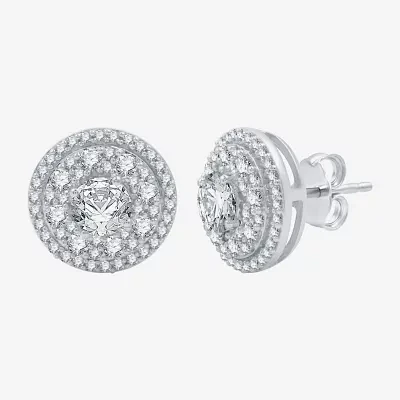 Ever Star (H-I / I1) 1 1/2 CT.T.W. Lab-Grown Diamond 10K Gold 12mm Stud Earrings