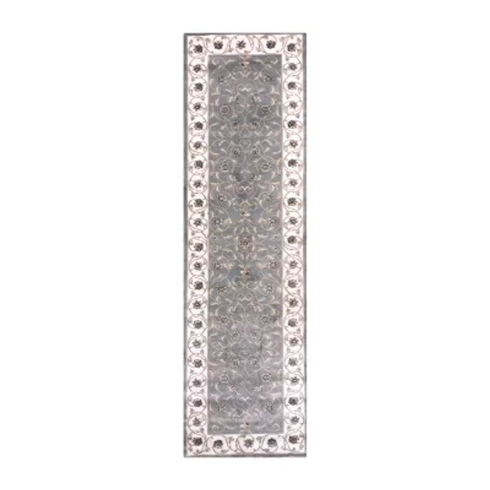 Radici Pisa Arabesque Traditional Oriental 26"X91" Indoor Rectangular Runner