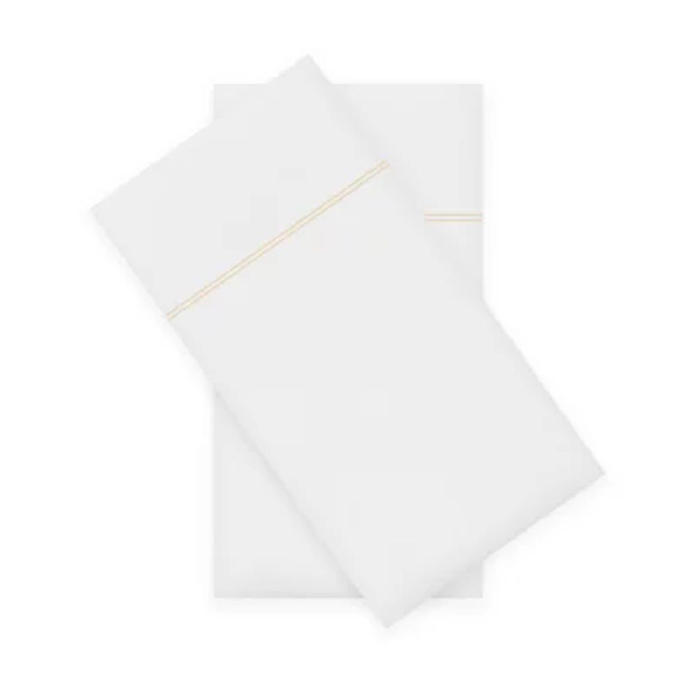 Fieldcrest Luxury 500-Thread Count Egyptian Cotton 2-Pack Pillowcases