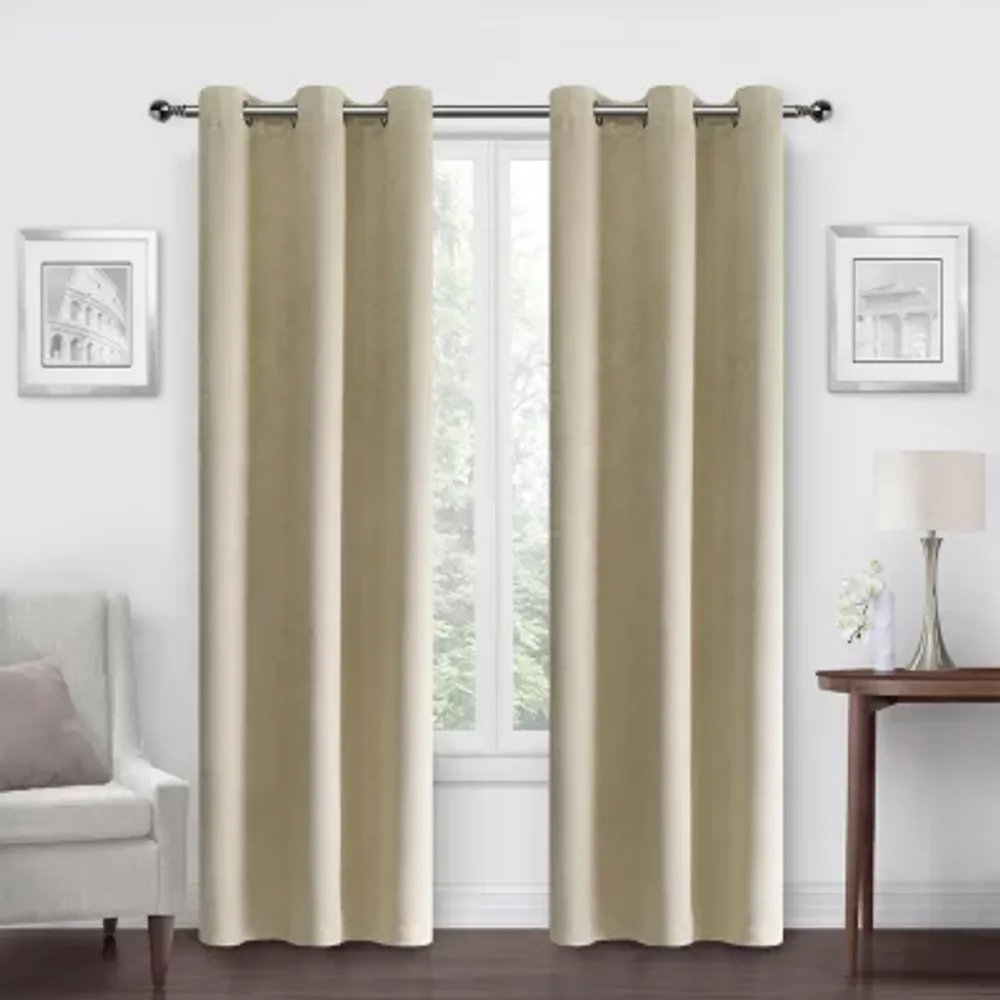 Regal Home Prelude Grommet Top Energy Saving Blackout Set of 2 Curtain Panel