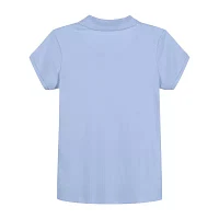 IZOD Little & Big Kid Girls Short Sleeve Regular Fit Polo Shirt