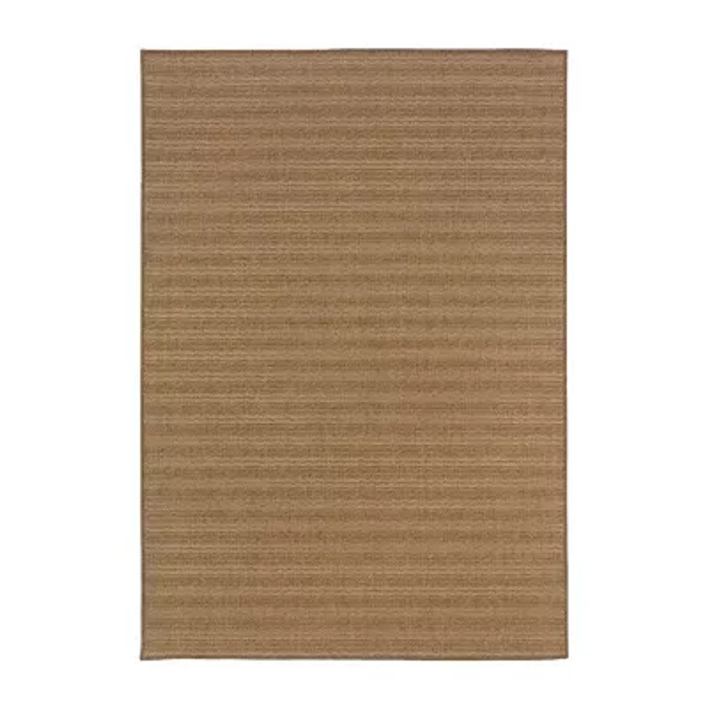 Covington Home Kehlani Tonal Stripe Indoor Outdoor Rectangular Area Rug