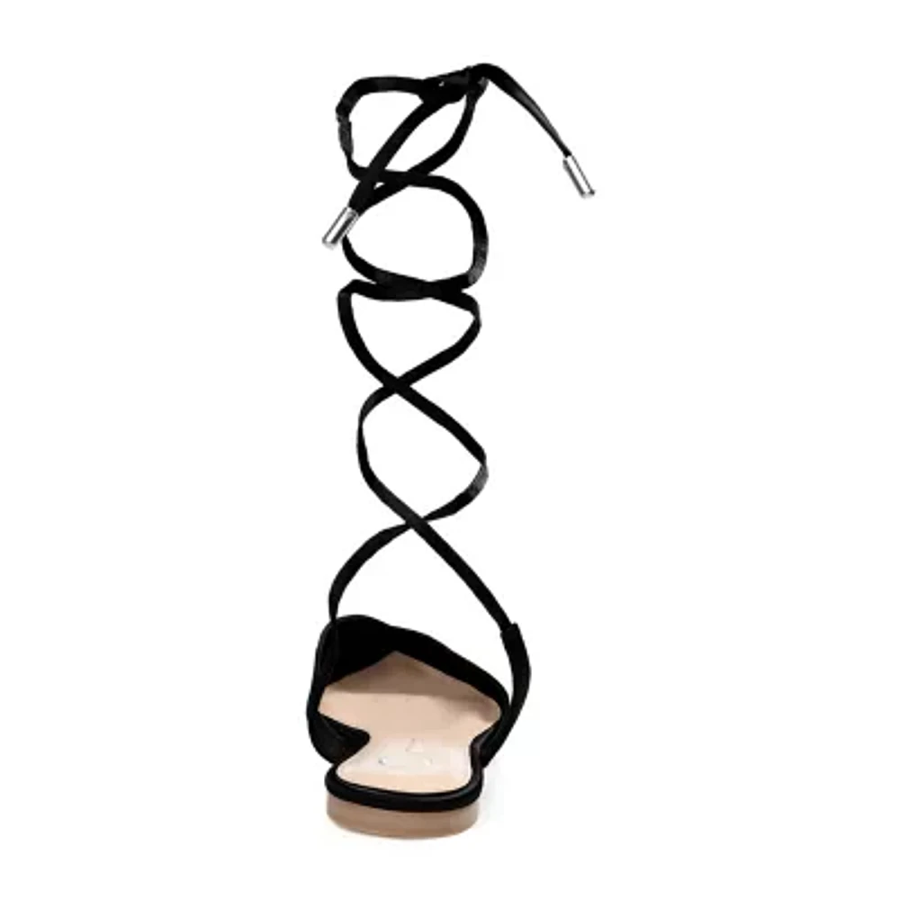 Journee Collection Theia Womens Pointed Ballet Flats