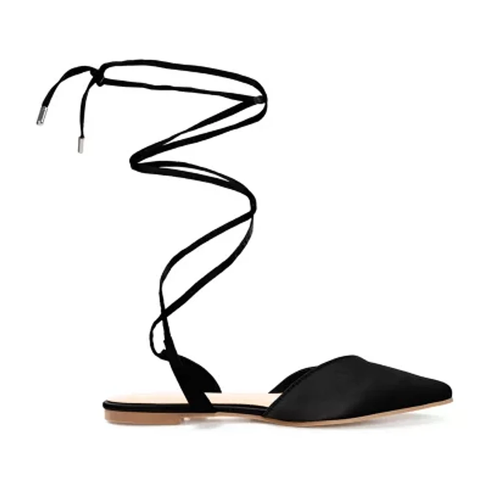 Journee Collection Theia Womens Pointed Ballet Flats