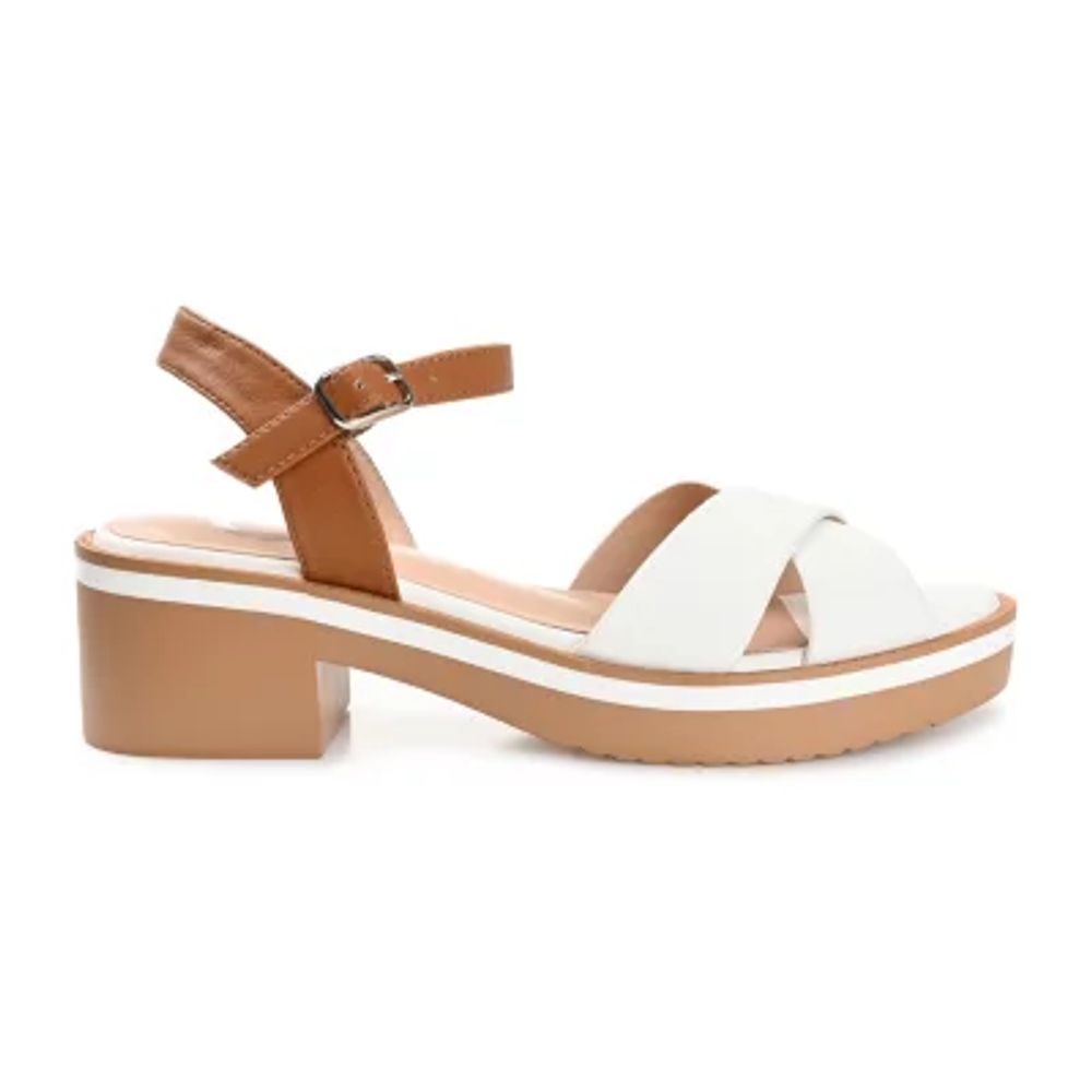 Journee Collection Womens Hilaree Heeled Sandals