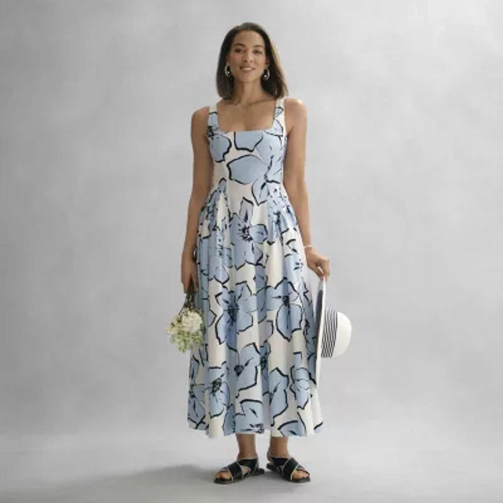 Liz Claiborne Womens Harmony Criss Cross Strap Flat Sandals