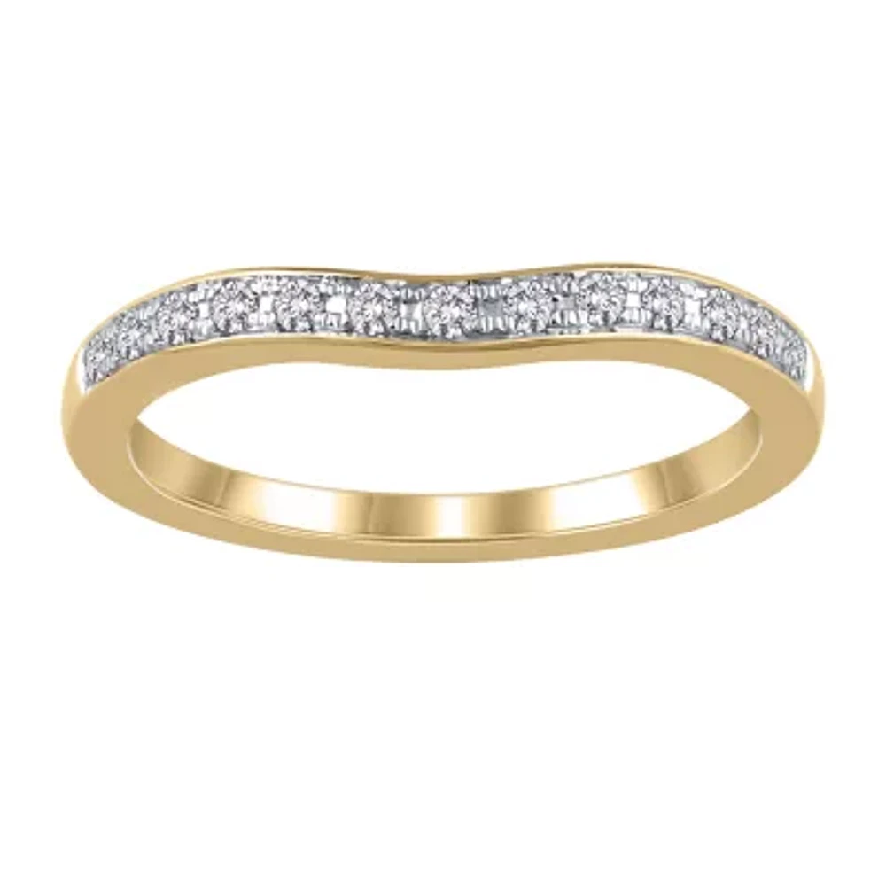 Womens / CT. T.W. Natural White Diamond 14K Gold Ring Enhancer