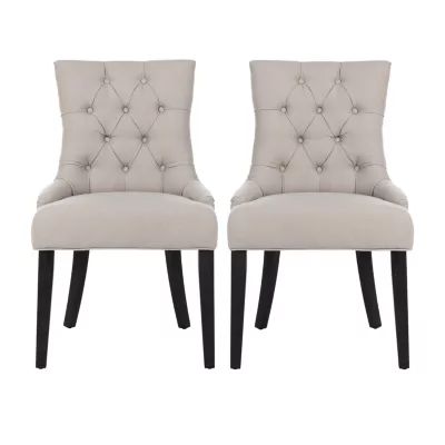 Abby Dining Collection 2-pc. Upholstered Tufted Chair