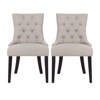 Abby Dining Collection 2-pc. Upholstered Tufted Chair
